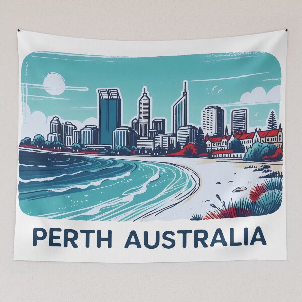 Item preview, Perth Australia  designed and sold by WanderlustCoCo.