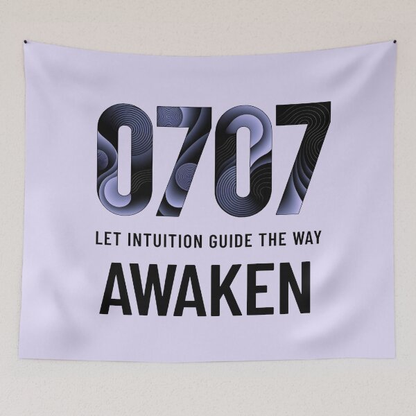 Item preview, Angel Number 0707 | Awaken: Let intuition guide the way designed and sold by SolaoLab.