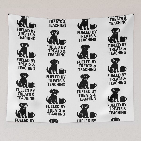 Item preview, FUELED BY TREATS & TEACHING designed and sold by TheWonkyEaselCo.