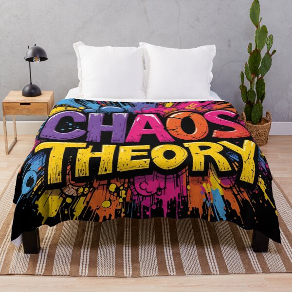 Item preview, CHAOS THEORY – Bold Colorful Pop Art Typography Design designed and sold by BrushRushX.