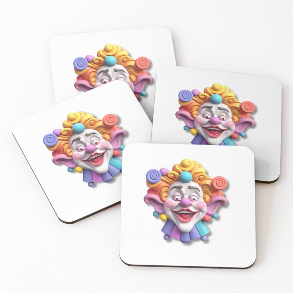 Item preview, COLORFUL 3D CLOWN designed and sold by infinitearte.