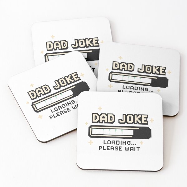 Item preview, Minimal Dad Joke Loading Bar – Pixel Humor Tee for Fathers designed and sold by fantasyy.