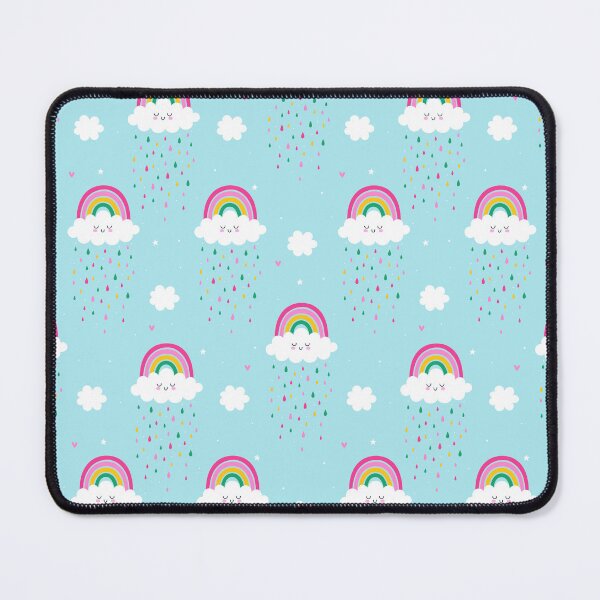 Item preview, cute clouds, rainbows and rain designed and sold by burbura.