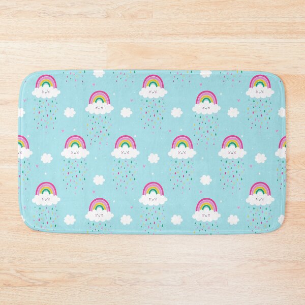 Item preview, cute clouds, rainbows and rain designed and sold by burbura.