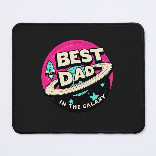 Item preview, Neon Retro Best Dad in the Galaxy – 80s Style Space Dad designed and sold by fantasyy.