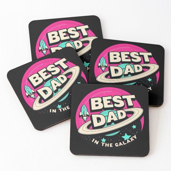 Item preview, Neon Retro Best Dad in the Galaxy – 80s Style Space Dad designed and sold by fantasyy.