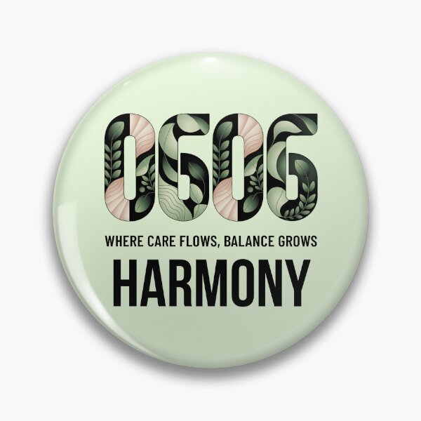 Item preview, Angel Number 0606 | Harmony: Where care flows, balance grows designed and sold by SolaoLab.