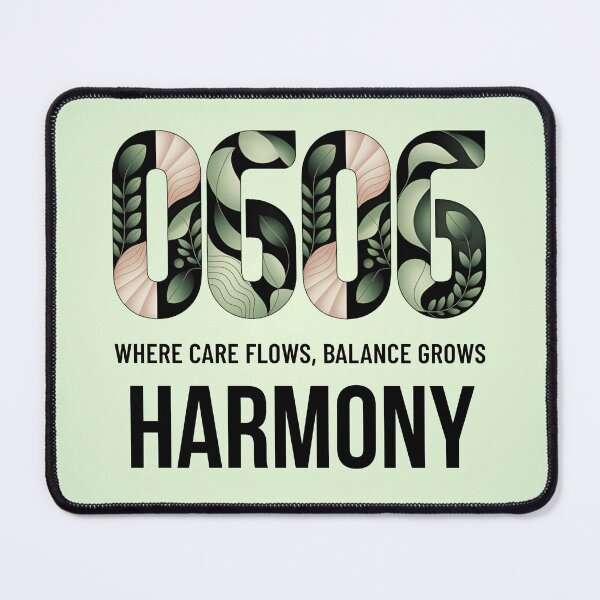 Item preview, Angel Number 0606 | Harmony: Where care flows, balance grows designed and sold by SolaoLab.