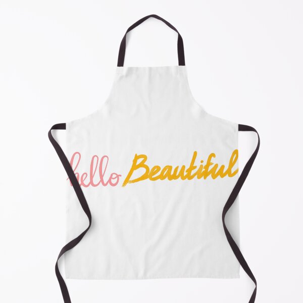 Item preview, Hello Beautiful – Uplifting Quote Design in Pink and Gold designed and sold by nav2107.
