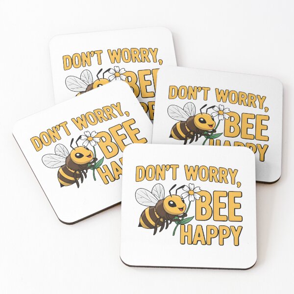 Item preview, DON'T WORRY, BEE HAPPY designed and sold by MokeleShop.