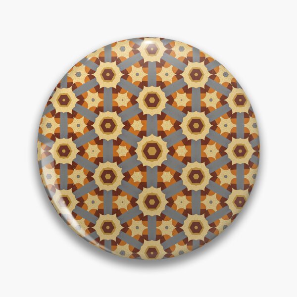 Item preview, Vintage-style design with interlocking hexagons and circles pattern. designed and sold by fotoryum.