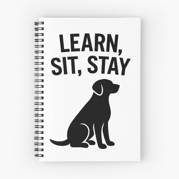 Item preview, LEARN, SIT, STAY designed and sold by TheWonkyEaselCo.