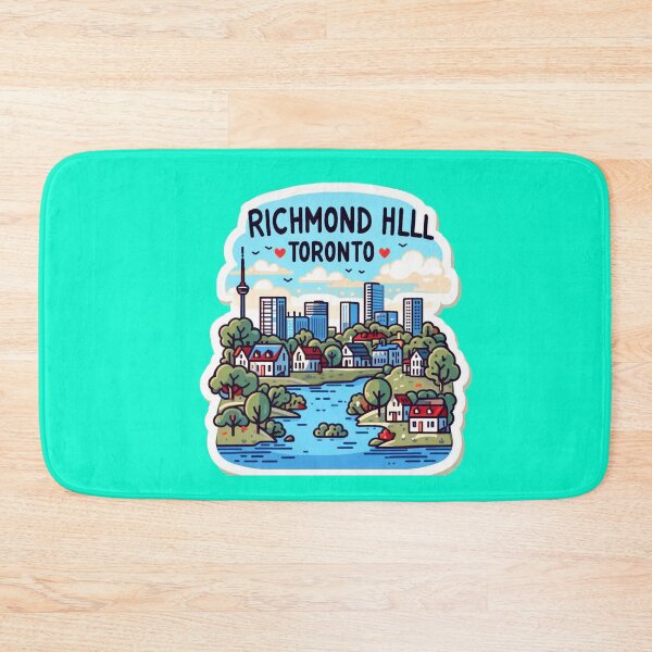 Item preview, Richmond Hill Toronto Skyline & Nature | Cute Canada Sticker Design,  designed and sold by PaintMeWorld.