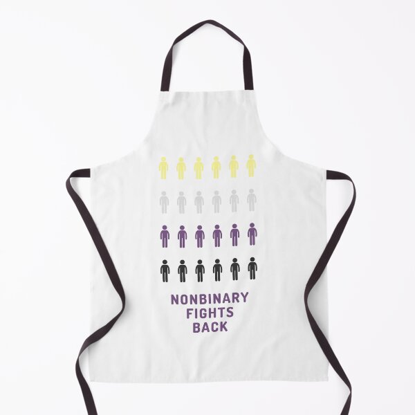 Item preview, Nonbinary Fights Back designed and sold by Alittlemaebird.