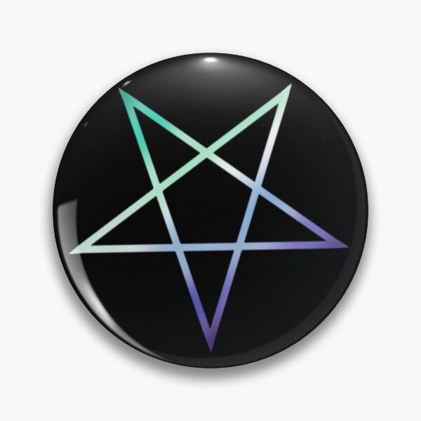 Item preview, MLM/Gay Pride Pentagram designed and sold by spicysaladd.