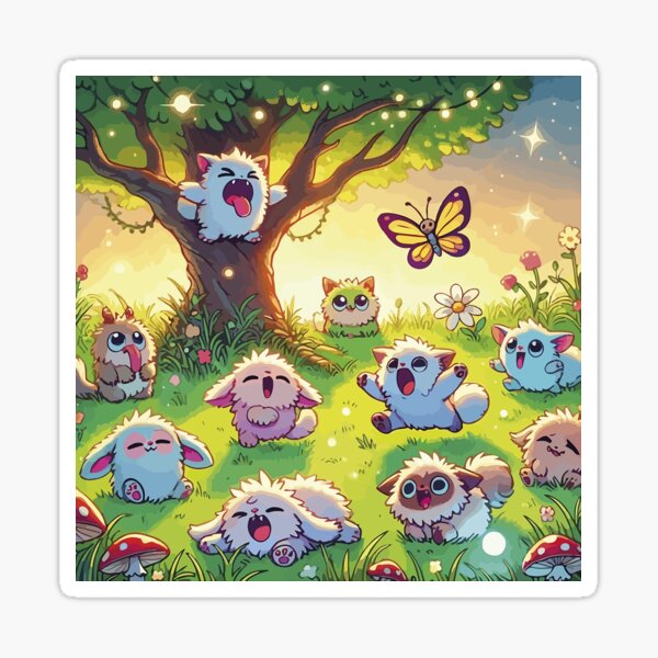 Artikel-Vorschau von Fluffy. Magisches Erwachen von Fluffy!, designt und verkauft von PHILILY.