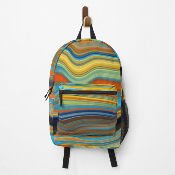 Item preview, Colorful, abstract, wavy art designed and sold by Sigtrix.