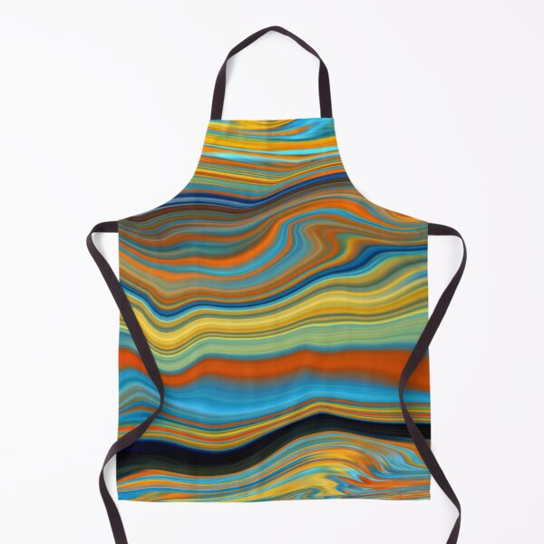 Item preview, Colorful, abstract, wavy art designed and sold by Sigtrix.