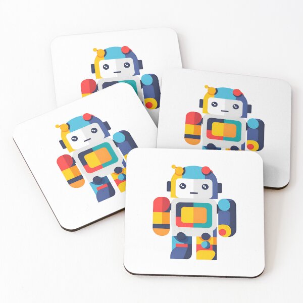Item preview, SMALL COLORFUL ROBOT designed and sold by infinitearte.