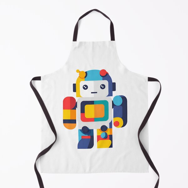 Item preview, SMALL COLORFUL ROBOT designed and sold by infinitearte.