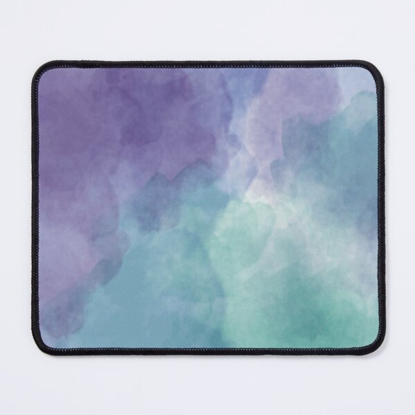 Item preview, Abstract hand-painted blue watercolor background with a sky-like, cloudy texture and a vintage, ethereal fog effect designed and sold by Ammi77.