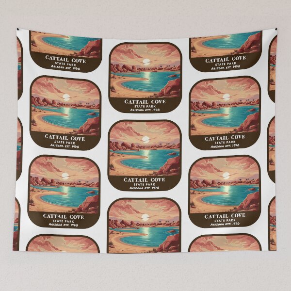 Item preview, Vintage Cattail Cove State Park (Arizona State Park) designed and sold by RabbitK.