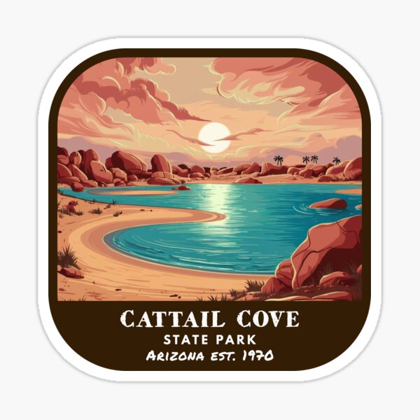 Item preview, Vintage Cattail Cove State Park (Arizona State Park) designed and sold by RabbitK.