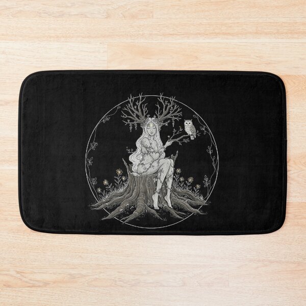 Item preview, Forest Nymph on Tree Stump designed and sold by PixCthulhu.