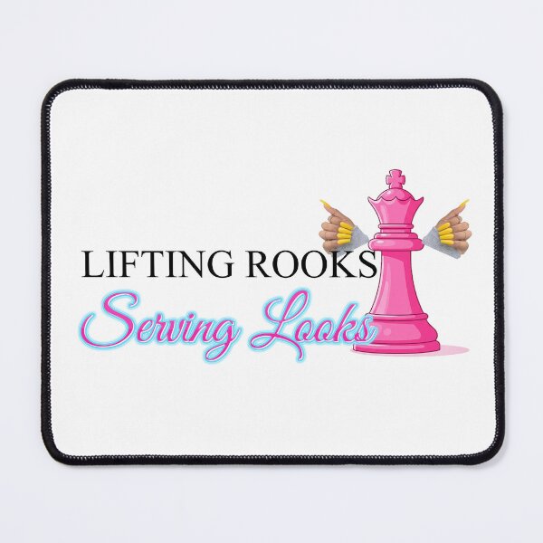 Item preview, Lifting Rooks Serving Looks Chess Queen designed and sold by GoatGarments.