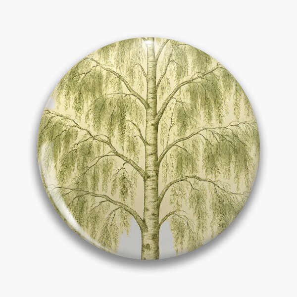 Item preview, Botanical Illustration of a Silver Birch Tree designed and sold by ArtofBotany.