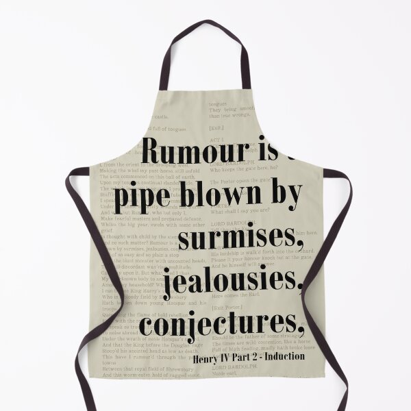 Item preview, Rumour is a Pipe Henry IV Shakespeare Quote Literature designed and sold by kakarikihill.