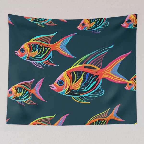 Item preview, Neon Fish designed and sold by KiraChie.