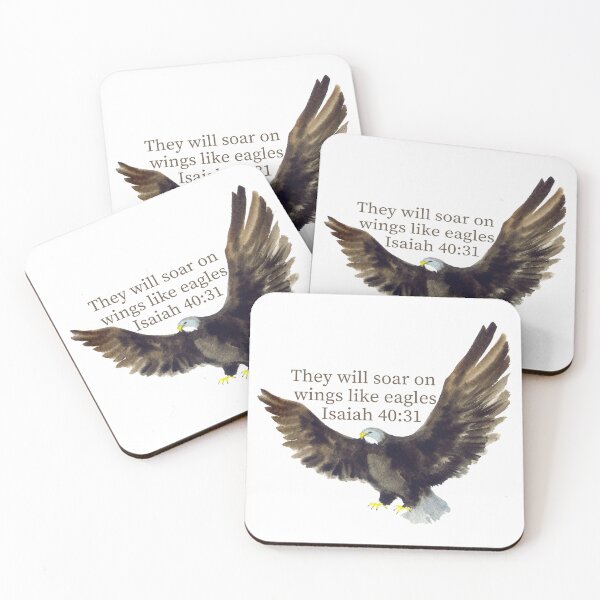 Item preview, Isaiah 40:31 - They will soar on wings like eagles designed and sold by FlutterByH.