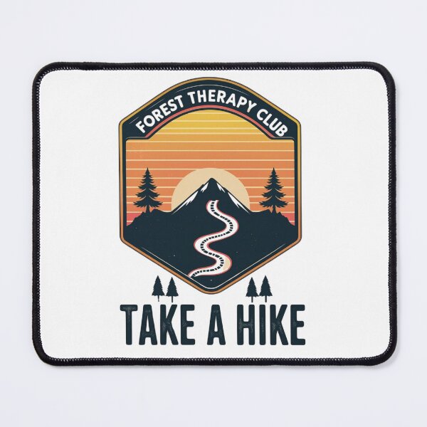 Item preview, Forest Therapy Club – Take a Hike Retro Hiking T-Shirt designed and sold by fantasyy.