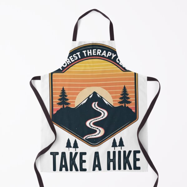 Item preview, Forest Therapy Club – Take a Hike Retro Hiking T-Shirt designed and sold by fantasyy.