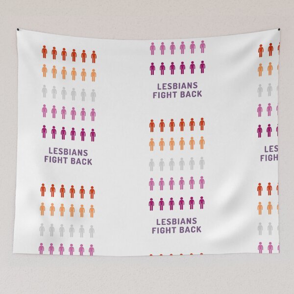 Item preview, Lesbians Fight Back designed and sold by Alittlemaebird.