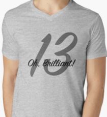Thirteenth Doctor Oh Brilliant Men's V-Neck T-Shirt