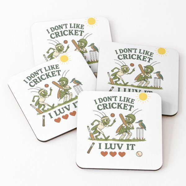 Item preview, Cricket World: I Don't Like Cricket I Luv It designed and sold by bazstees54.