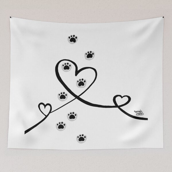Item preview, Cat love - cat paws designed and sold by Aurealis Creatief.
