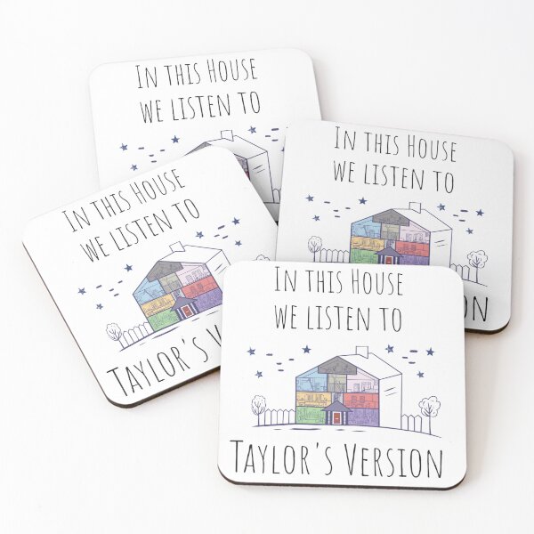 Item preview, In This House We Listen to Taylor's Version | Swiftie Decor | Cute Gift for Taylor Fan designed and sold by Gems-Canvas.