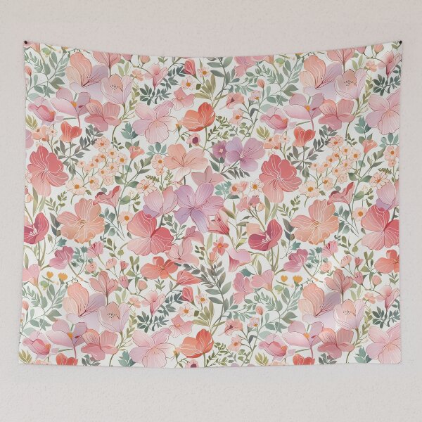 Item preview, Pink and Red Flowers designed and sold by CoolPixels.