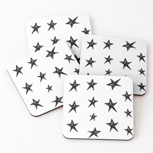 Item preview, Black stars sticker pack designed and sold by 94infatuations.