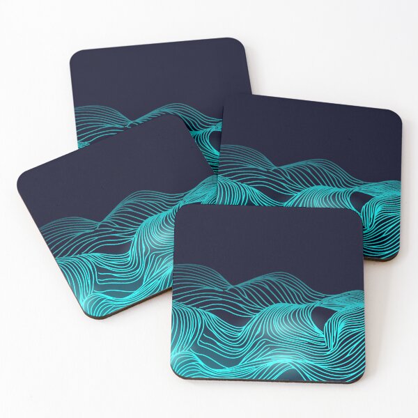 Item preview, Visualisation 3D waves Cyber Space Technology Landscpae designed and sold by LuckyStep.