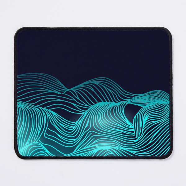 Item preview, Visualisation 3D waves Cyber Space Technology Landscpae designed and sold by LuckyStep.