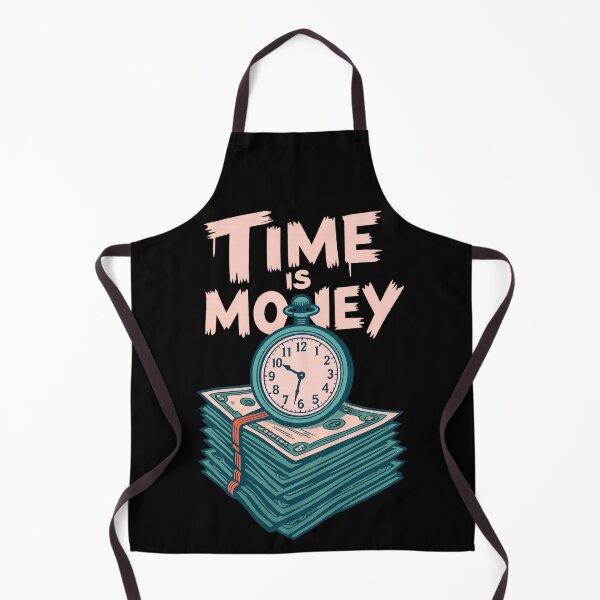 Item preview, Time Is Money - Vintage Motivational Art designed and sold by Funneatlife.