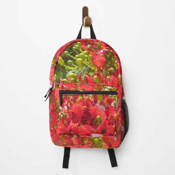 Item preview, Delonix flowers, red, scarlet, delonix tree flowers, background,  designed and sold by orthodox-icon.