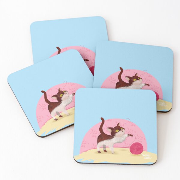 Item preview, Cute kitty is playing designed and sold by Aurealis Creatief.