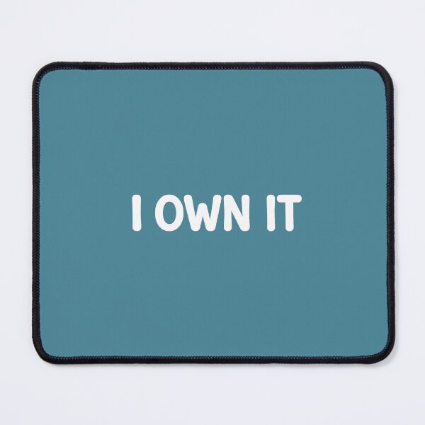 Item preview, I OWN IT – Hand-Drawn Bold Lettering Sticker (Blue Milk Style) designed and sold by NO PLAN B 'Club.