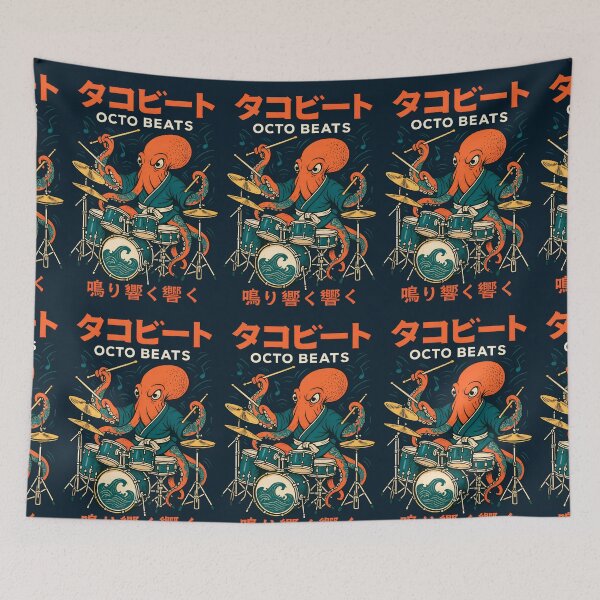 Item preview, Octo Beats - Octopus Drummer designed and sold by TheSamuraiCat.