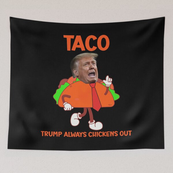 Item preview, TACO Trump, No Kings, Fuck Trump, Resist, No Tariffs designed and sold by desireedickens.